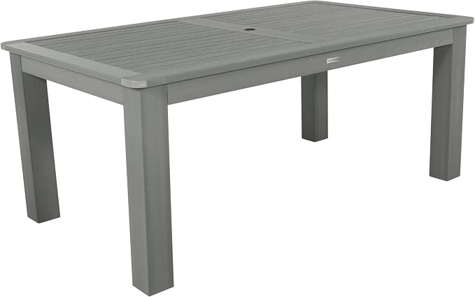 highwood AD-ST7LH1CO4AA-CGE Lehigh 7pc Rectangular Dining Set 72" x 42", Coastal Teak