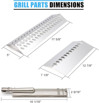 Grill Replacement Parts for Bull 47629 47628 26039 26038 87048 87049 BBQ Grill, 16521 16631 Flame Tamer 16670 16520 Heat Shield & 44305 35717 16516 26102 26104 Grill Burner for Bull Grill