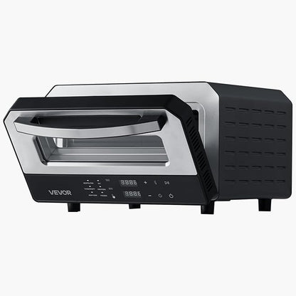 VEVOR Electric Pizza Oven, Smart Pizzas Maker Indoor with 5 Preset, 12-Inch Countertop Pizza Cooker w/Touch Srceen, 750℉ Max Temp, 2-Min Rapid Baking Oven Thin & Crispy, Neapolitan, Frozen, New York