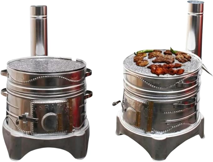 Marble Granite Outdoor Camp Stove with Oil Drainage