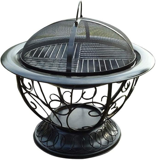 Portable Charcoal Grill for Camping BBQ, Outdoor Barbecue Grill Fire Pit Multifunctional Stove – Charcoal Grills BBQ for Tailgating, Backyard & Home Heating,A-1
