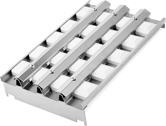 Oklagarden Briquette Tray Replacement for Lynx Grill Parts Sedona 24” 36” 42” Grill Briquettes Lynx Sedona L600 L400 L700 Ceramic Briquette Assembly Parts 80707 80743 L600PS Heat Plates Accessories