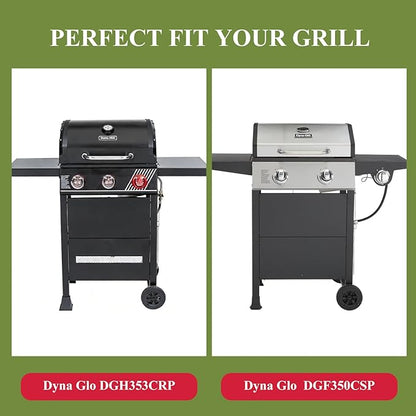 Utheer Stainless Steel Warming Rack Replacement for Dyna-Glo Gas Grills, Fits DGH353CRP & DGF350CSP, Upper BBQ Warming Grate, Extra Cooking Space (23.2" x 7.2")