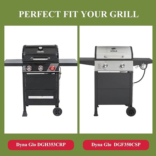 Utheer Stainless Steel Warming Rack Replacement for Dyna-Glo Gas Grills, Fits DGH353CRP & DGF350CSP, Upper BBQ Warming Grate, Extra Cooking Space (23.2" x 7.2")