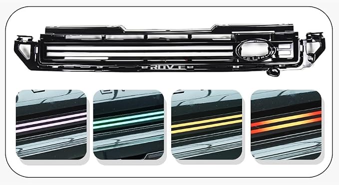 Front Bumper Color Changing Led Lights Grill Lamp Dynamic Light Breathing Lamp Compatible For Land Rover Defender L663 2020-2024 90 110 130