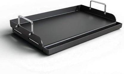 GasOne 25 x 16 In Pre-Seasoned Non Stick Griddle – Multipurpose Propane Griddle Grill for Steaks, Burgers – Oil Catcher Flat Top Grill with Reinforced Bars and Air Vents – Even Heat Distribution