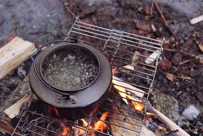 Stainless Steel Ultra Compact Portable Lightweight Camping Grill