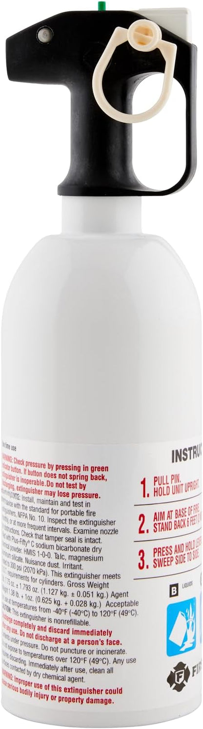 First Alert KITCHEN5 Fire Extinguisher & EZ Fire Spray, Extinguishing Aerosol Spray, Combo Pack