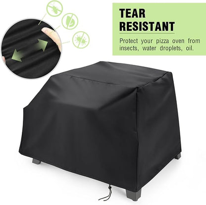 Pizza Oven Cover for Cuisinart CGG-403 3-in-1 Portable Pizza Oven,Waterproof Pizza Grill Cover for Cuisinart CPO-401 All Season Protection (27.9 x 21.2 x 17.7 inch) | Waterproof Pizza Grill Cover for Cuisinar-t CPO-401 All Season Protection (27.9 x 21....