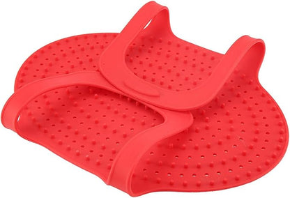 Silicone Turkey Lifter, Heat Resistant Chicken Turkey Meat Lifter Mat, Non Stick Lifter Turkey Silicone Mat, Reusable Poultry Cooking Mat for Roasting Pans, Roasts, 23.2 x 12.4in