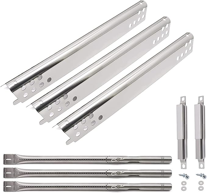 Grill Replacement Parts for Char-Broil Advantage 3 Burner 463343015, 463340315, 463335115, 463435115, 463436815, 463370015, 463234815. Heat Plates, Carryover Tubes for Charbroil Advantage Grill Parts.