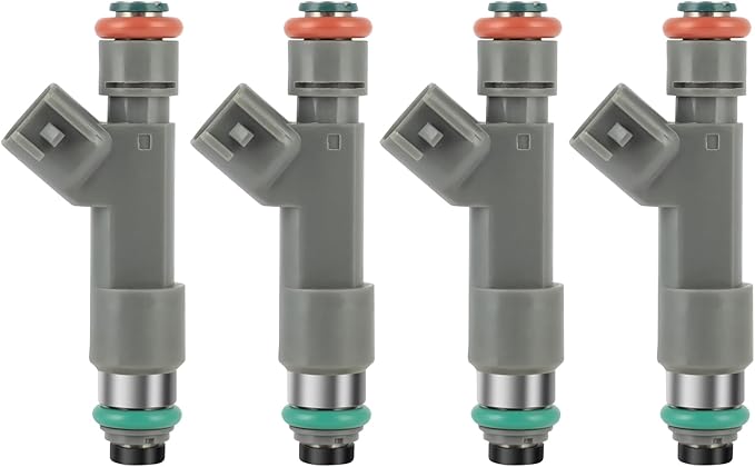 SCITOO 4Pcs 12 Holes Fuel Injector Fit for Chevrolet for HHR for 2009 2010 2011, for Chevrolet for Malibu for 2010 2011 2012, for Pontiac for G6 for 2010, 55570284 12613163 M1409 FJ1064 4G2251 67671