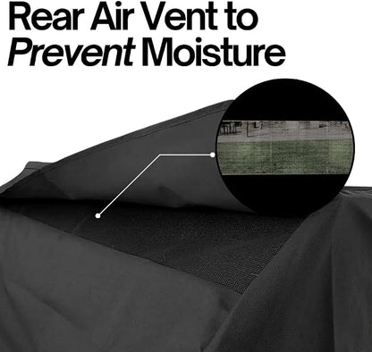 Formosa Covers Built-in BBQ Outdoor Gas Grill Cover 30" L x 30" D x 16" H Vinyl Black Fits Weber 30 Inch, Heavy-Duty Waterproof Black Vinyl Outdoor Island Guard