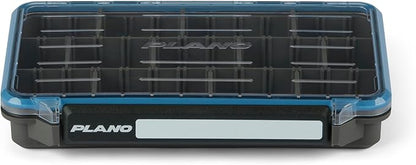 Plano StowAway 3600 Waterproof Stow Tackle Box, IPX7 Waterproof Rating, with Rustricor, Single Latch Design, Transparent DuraView Lid, Stackable Storage for Fishing Bait, Lures and Gear