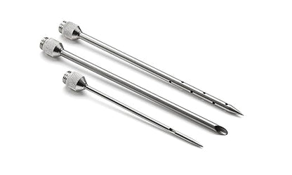 Outset 76456 Stainless Steel Meat Injector, 6-piece, Set