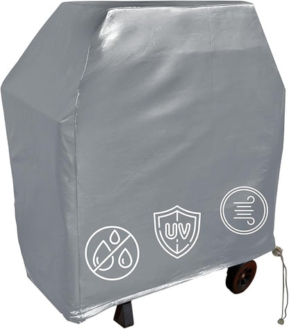Formosa Covers 48-Inch Grill Cover – Heavy-Duty Waterproof Grey Vinyl BBQ Cover – Fits Weber Spirit II E-210, Napoleon Rogue 365