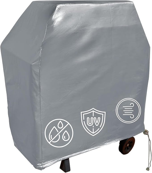 Formosa Covers 48-Inch Grill Cover – Heavy-Duty Waterproof Grey Vinyl BBQ Cover – Fits Weber Spirit II E-210, Napoleon Rogue 365