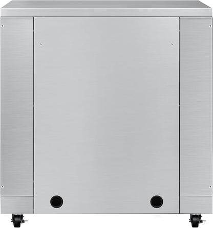 KoolMore KM-OKS-UCRCAB 32 in. Outdoor Cabinet Kitchen for Refrigerator in Stainless-Steel