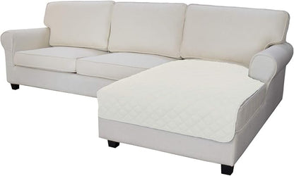 Easy-Going Sectional Couch Covers for Dogs L Shape Sofa Cover Reversible Sofa Slipcover Chaise Lounge Cover Furniture Protector Cover for Pets Dog Cat (42 x 52inches, Ivory/Ivory) | Soft Sofa Slipcover For Dogs, Fits Left/Right Chaise Lounge Protector,...