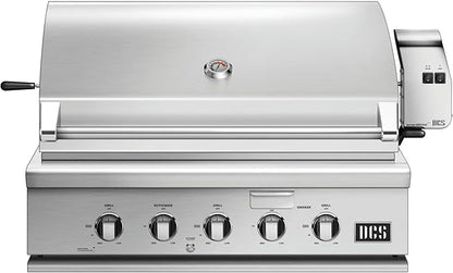 DCS Series 7 36-Inch Built-In Propane Gas Grill With Rotisserie - BH1-36R-L