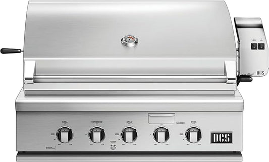 DCS Series 7 36-Inch Built-In Propane Gas Grill With Rotisserie - BH1-36R-L