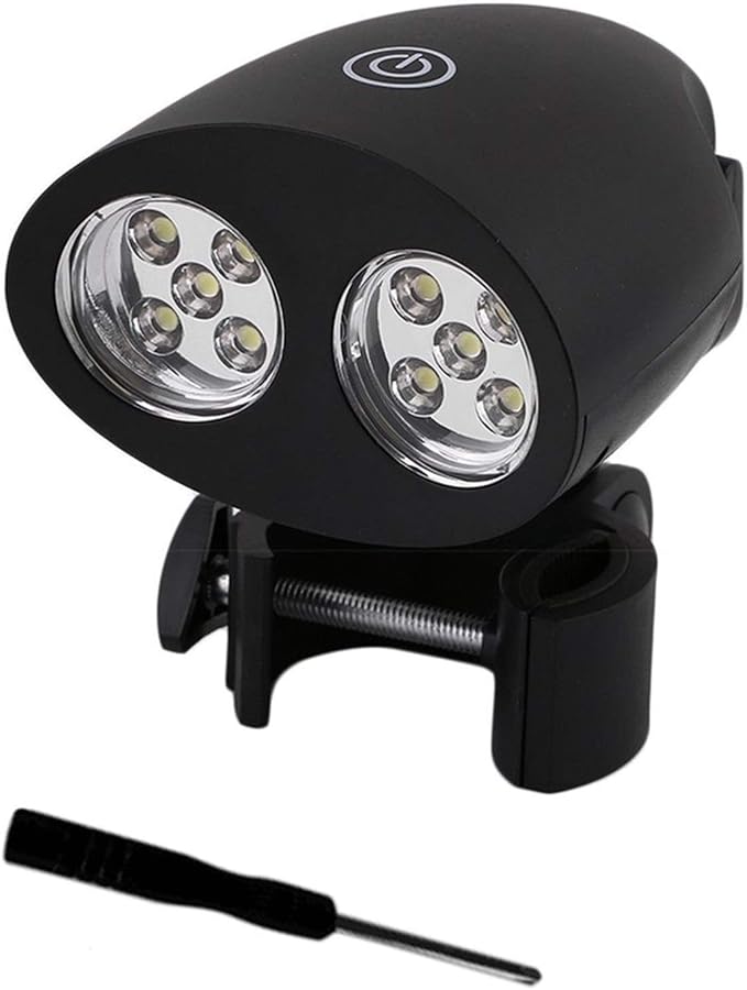 Barbecue Light Bright Adjustable 10 LED BBQ Grill Barbecue Light Outdoor Handle Mount Clip Camp Lights Waterproof Heat Resistance Lamp