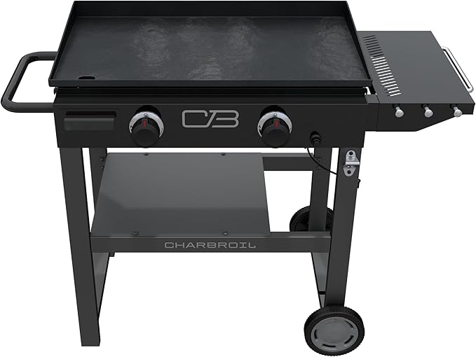 Charbroil 28" Performance Series 2-Burner Propane Gas Griddle with Cart, Black - 463459924