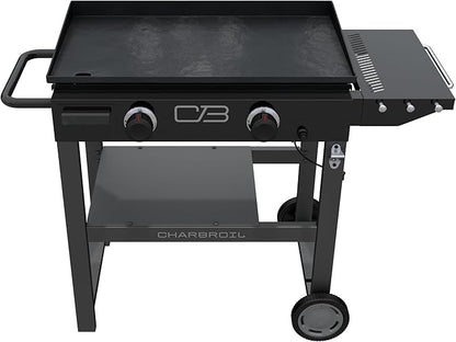 Charbroil 28" Performance Series 2-Burner Propane Gas Griddle with Cart, Black - 463459924