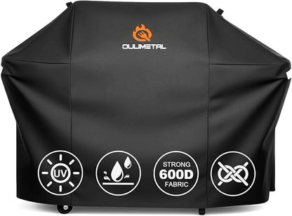 65 Inch Grill Cover 7131 BBQ Cover for Weber Genesis 400 Series and 4 Burner Gas Grill,600D Heavy Duty & Waterproof Cover for Weber Genesis E435, E410,E440 (Not Fit 2022 E-435)