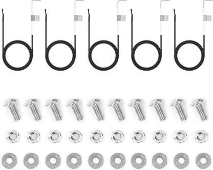 Hisencn Grill Ignitor Wire Kit Ignition Electrode Replacement Parts for Home Depot Nexgrill 4/5 Burner 720-0888 720-0888N, 720-0830H 720-0830D, 720-0896B, 720-0898 Gas Grill, with Screws