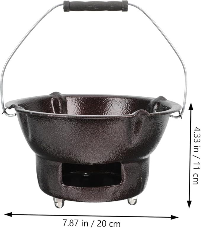 1 Set Charcoal Stove Charcoal Grills Firepl Coffee Accessories Japanese Grill Indoor Fire Bowl Tea Stove BBQ Supplies BBQ Tool