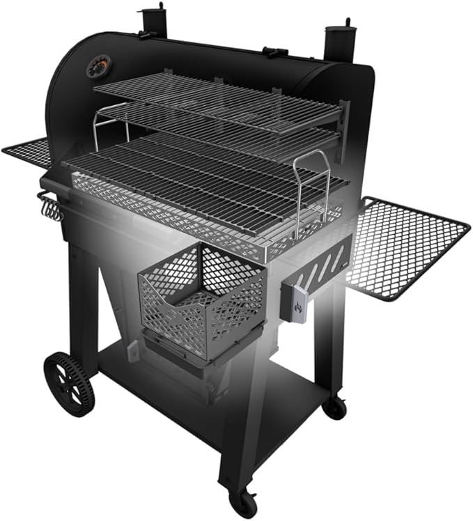 Oklahoma Joe's Marshal Centerbox Smoker, Black - 23202164