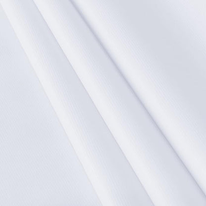 sancua Waterproof Rectangle Vinyl Tablecloth Table Cloth 60x120 Inch, White | 100% Oil Spill Proof, PVC Material, Wipe Clean Table Cover for Dining Tables, Buffet Parties and Camping