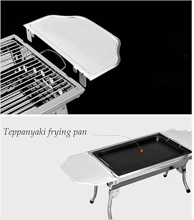 Bbq Grill Charcoal Grill Charcoal Stove Portable Barbecue Grill Folding BBQ Charcoal Grill For Outdoor Camping Hiking Cooking Picnic Barbecue Grill Charcoal Griddle