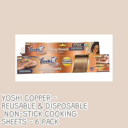 Grill and Bake Mats sheets (Set of 6)