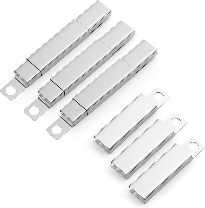 Uniflasy 304 Stainless Steel Carryover Tubes Replacement Parts for Char-broil, Crossover Tube for Charbroil Grill Replacement Parts, Universal Crossover Tubes for Kenmore and Others Most Grills, 3 PCS