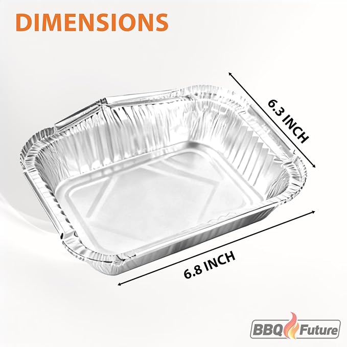 62006 Drip Pans Liners for Napoleon All TravelQ Series, 20 Pack Grease Tray | Grill Accessories for TravelQ 285, PRO285X, PRO285-BK, PRO285X-BK, TQ240-BL, BBQ Disposable Aluminum Foil Replacement Parts