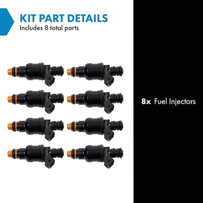 TRQ Fuel Injector Set | For 1993-1996 Dodge 1995 Jeep