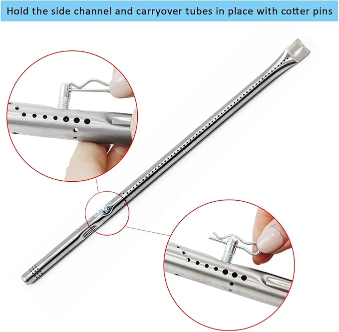 Grill Replacement Parts for Charbroil Performance 6 Burner 463244819 463238218 463276517 463276617, G470-5200-W1 Burner G470-0004-W1A Heat Plate for 5 Burner 463347519, 4 Burner 463347017 463342119