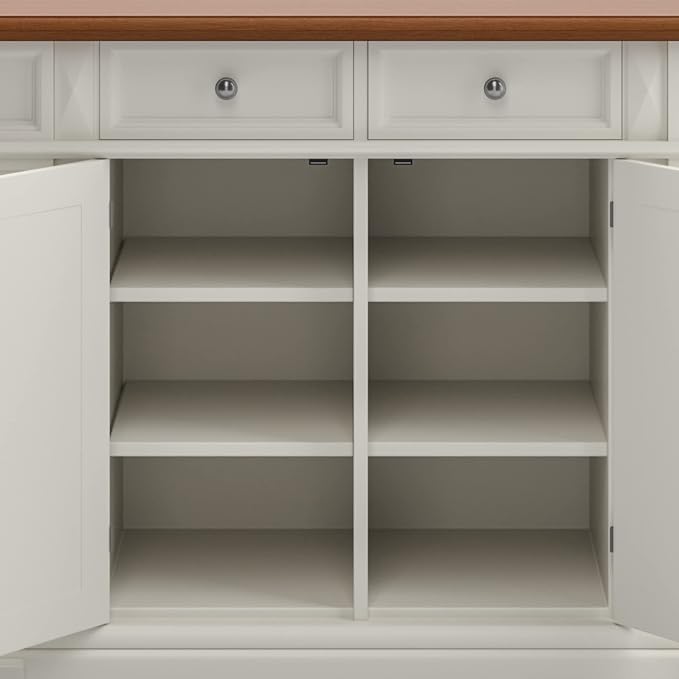 homestyles Americana Off-White Kitchen Island