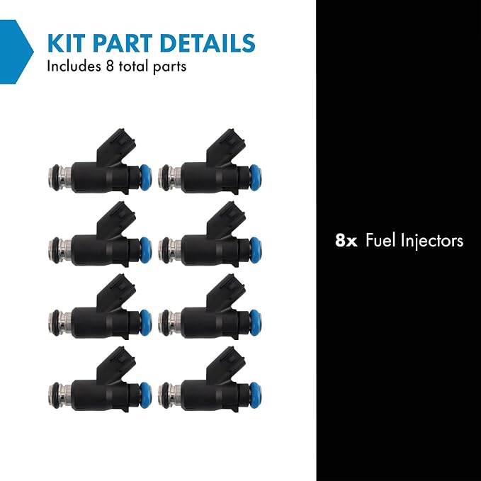 TRQ Fuel Injector Set | For 09-10 Chevrolet GMC 09 Isuzu