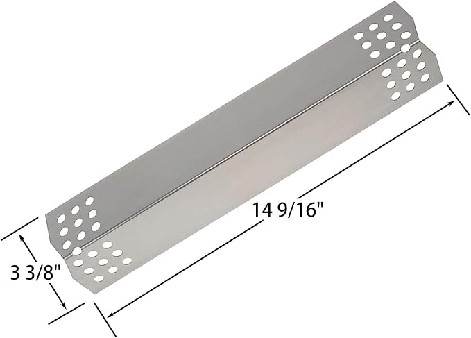 Grill Master Replacement Parts for 720-0737, 720-0769 Models - Heat Plate, Burner Shield & Flame Deflectors