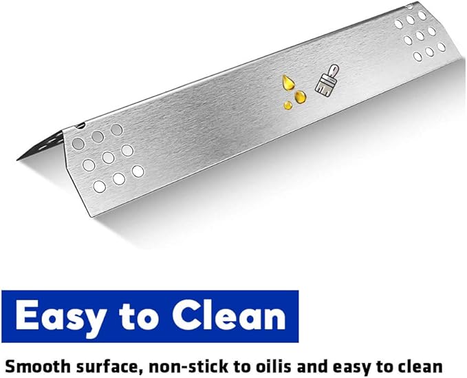 Uniflasy Replacement Parts Kit for Nexgrill 720-0830H, 720-0830D, 720-0783E – Stainless Steel Burner, Heat Plate, Igniter Set – Compatible with Kenmore, Members Mark, BHG, and More