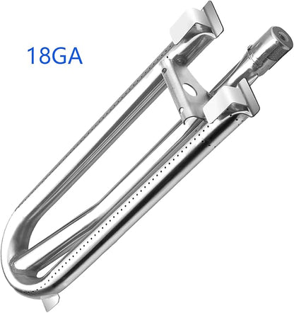 19-1/8" Stainless Steel Burner Replacement Parts for DCS 27" 36" 48" 27DBQ 27DBR 27DSBQ, 27DSBQR, BGA36-BQARL, BGA36-BQARN Charmglow，Brinkmann 810-8905-S, 810-8907-S Gas Grill（3pack）