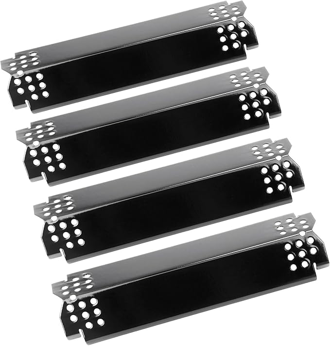 Grill Heat Plates Replacement Parts for Nexgrill, Porcelain Steel Heat Tents for Home Depot Nexgrill 4 Burner Gas Grill, 14.6" Flame Cover Replacement Parts for Nexgrill 720-0830H