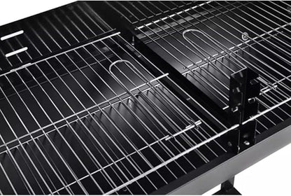 BBQ BarelHalf,BBQ Grill Charcoal Barbecue Camping Stove for Outdoor Cooking Heavy Duty,for Tailgating Patio Backyard Camping,