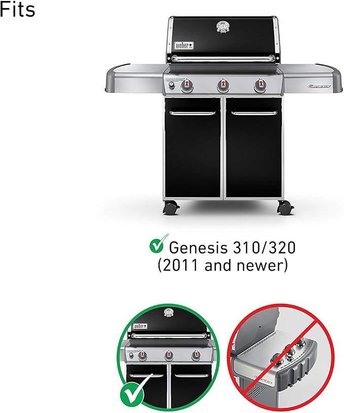 GRISUN 7628 Igniter Kit for Weber Genesis 310 320 Gas Grill 2011 Newer | Fits Weber Genesis 300 series 2011 and newer with front-mounted control panel, includes electrodes and ignitions