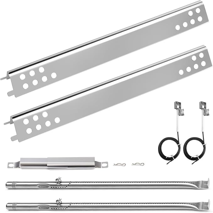 Grill Replacement Parts for Charbroil Performance 2 Burner Grill 463673519 463625217 463625219 463673517 463673017 463673617 463673019, 17.75" Burner Replacement Parts for Char-Broil Grill