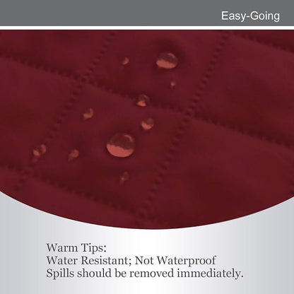 Easy-Going Reversible Couch Cover, 2 Cushion Sofa, Christmas Red/Ivory | Oversized Loveseat Slipcover For Dogs, Water Resistant Mat, Living Room, Non-Slip Sofa Cover, Pet Friendly