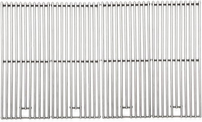 4 Pack 5/16" Rod BBQ Grill Grate Replacement Parts for Blaze Grill 3, 4, 5 Burner Blaze Grill Models, 18 x 7-3/8, Fits RCS Summerset Sizzler Grill Grates